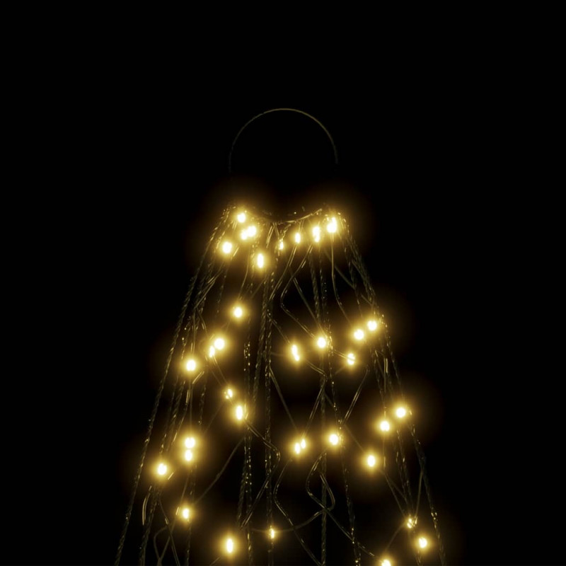 Choinka do montażu na maszcie, 500 ciepłych białych LED, 300 cm