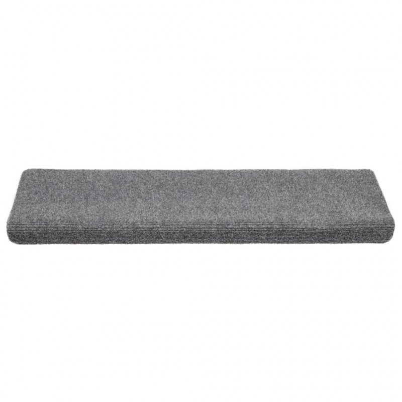 Nakładki na schody, 5 szt., jasnoszare, 65x21x4 cm