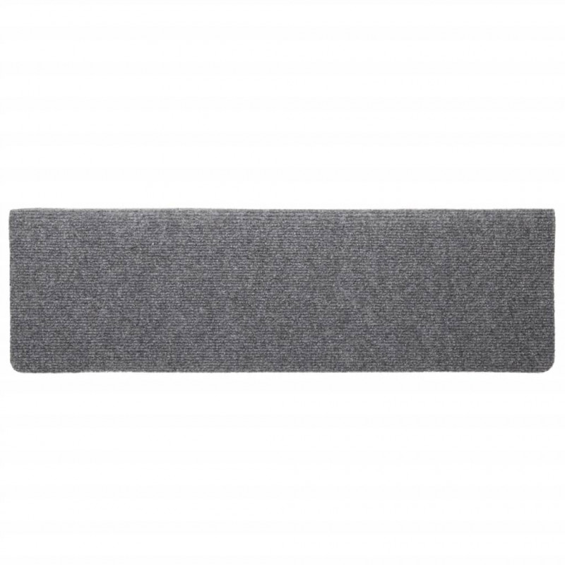 Nakładki na schody, 5 szt., jasnoszare, 65x21x4 cm