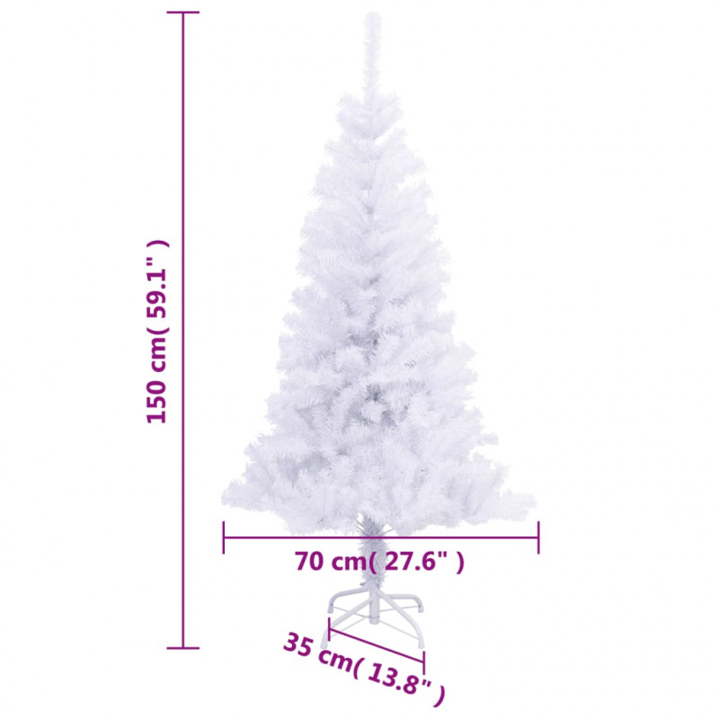 Sztuczna choinka ze stojakiem, 150 cm, 380 gałązek