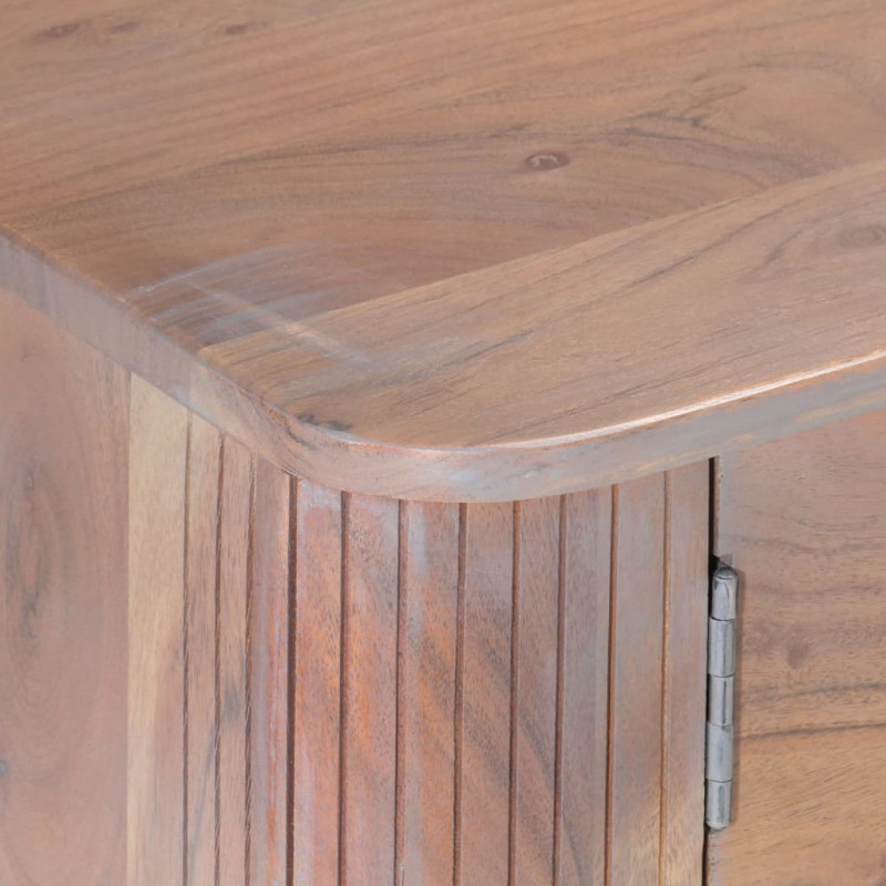 Szafka pod TV, 118x30x40 cm, lite drewno akacjowe