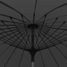 Parasol ogrodowy na słupku aluminiowym, 270 cm, antracytowy