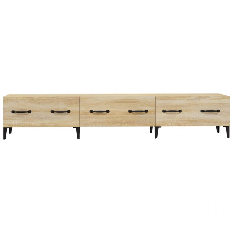 Szafka pod TV, dąb sonoma, 150x34,5x30 cm