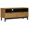 Szafka pod TV FLAM, 110x40x50 cm, lite drewno sosnowe