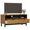 Szafka pod TV FLAM, 110x40x50 cm, lite drewno sosnowe