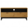 Szafka pod TV FLAM, 110x40x50 cm, lite drewno sosnowe