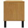 Szafka pod TV FLAM, 110x40x50 cm, lite drewno sosnowe