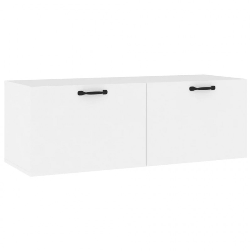 Szafka wisząca, biała, 100x36,5x35 cm, materiał drewnopochodny