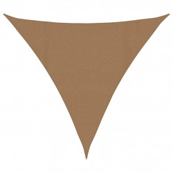 Żagiel przeciwsłoneczny, 160 g/m², taupe, 4,5x4,5x4,5m, HDPE