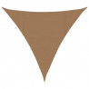 Żagiel przeciwsłoneczny, 160 g/m², taupe, 4,5x4,5x4,5m, HDPE