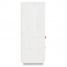 Szafka, biała, 100x40x108,5 cm, lite drewno sosnowe