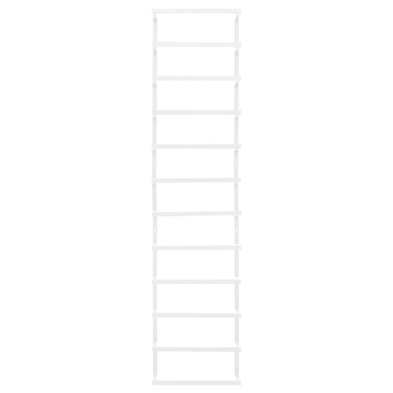 Stojak na ręcznik, biały, 24x12x96 cm, stalowy