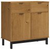 Szafka FLAM, 80x40x80 cm, lite drewno sosnowe