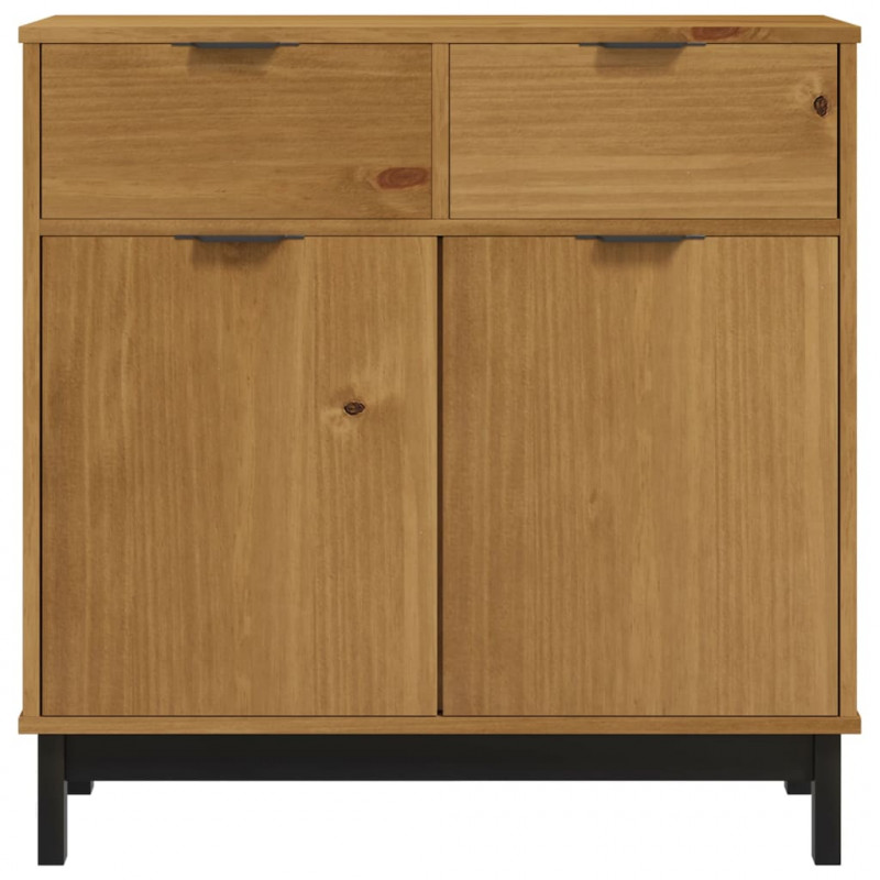 Szafka FLAM, 80x40x80 cm, lite drewno sosnowe