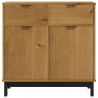Szafka FLAM, 80x40x80 cm, lite drewno sosnowe