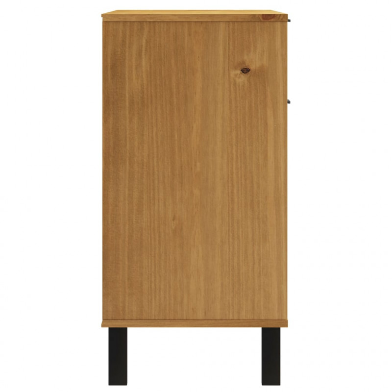 Szafka FLAM, 80x40x80 cm, lite drewno sosnowe
