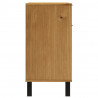 Szafka FLAM, 80x40x80 cm, lite drewno sosnowe