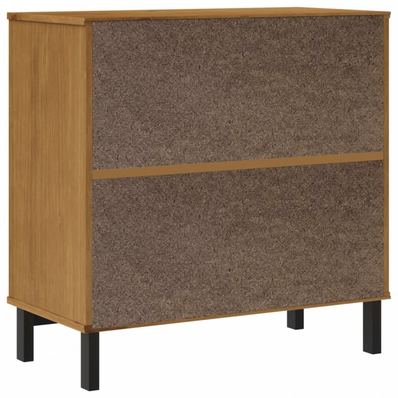 Szafka FLAM, 80x40x80 cm, lite drewno sosnowe