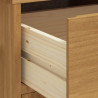 Szafka FLAM, 80x40x80 cm, lite drewno sosnowe