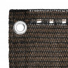 Parawan balkonowy, brązowy, 120x500 cm, HDPE