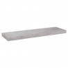 Półki ścienne, 2 szt., szarość betonu, 80 x 23,5 x 3,8 cm, MDF