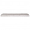 Półki ścienne, 2 szt., szarość betonu, 80 x 23,5 x 3,8 cm, MDF