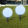 Lampy do oświetlenia ścieżki, 2 szt, LED, 30 cm, ze szpikulcami