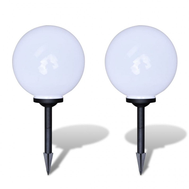 Lampy do oświetlenia ścieżki, 2 szt, LED, 30 cm, ze szpikulcami
