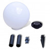 Lampy do oświetlenia ścieżki, 2 szt, LED, 30 cm, ze szpikulcami
