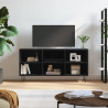 Szafka pod TV, czarna, 103,5x30x50 cm, materiał drewnopochodny