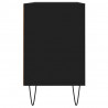 Szafka pod TV, czarna, 103,5x30x50 cm, materiał drewnopochodny