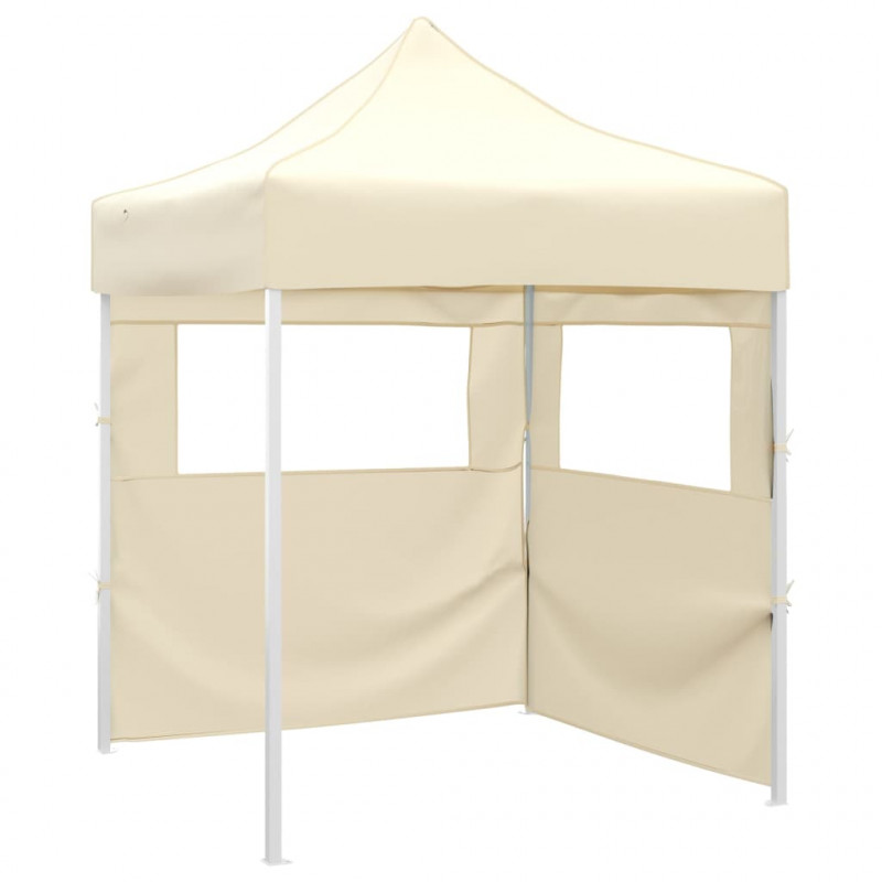 Profesjonalny, składany namiot imprezowy, 2 ściany, 2x2 m, stal