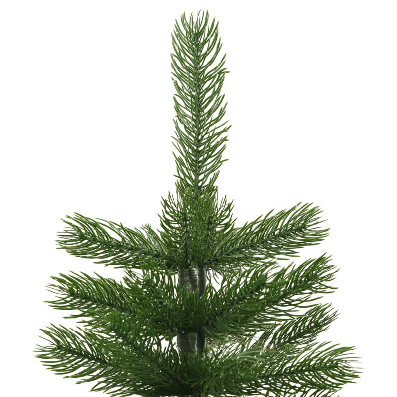 Sztuczna, smukła choinka ze stojakiem, 210 cm, PE