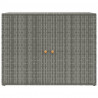 Szafka ogrodowa, szara, 100x55,5x80 cm, rattan PE