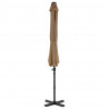 Parasol wiszący z aluminiowym słupkiem, 300 cm, taupe