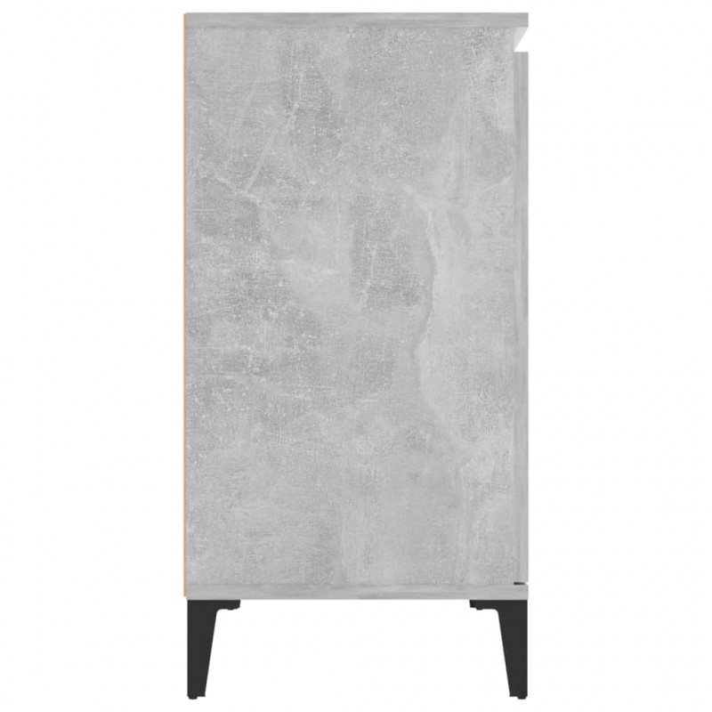 Szafka, szarość betonu, 104x35x70 cm, materiał drewnopochodny