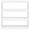 Regał na książki/przegroda, biały, 100x30x103 cm