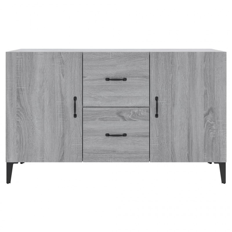 Komoda, szary dąb sonoma, 100x36x60 cm, materiał drewnopochodny