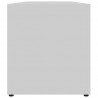 Szafka pod TV, biała, 120x34x37 cm, materiał drewnopochodny