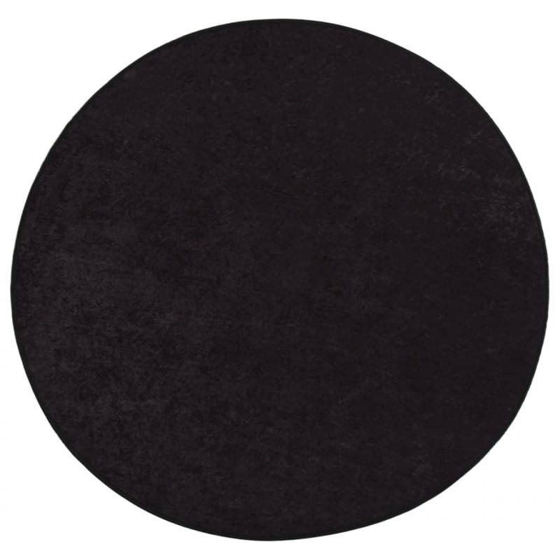 Dywan z możliwością prania, 120 cm, antracyt, antypoślizgowy