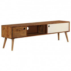 Szafka pod telewizor, 140x30x40 cm, lite drewno sheesham