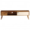 Szafka pod telewizor, 140x30x40 cm, lite drewno sheesham