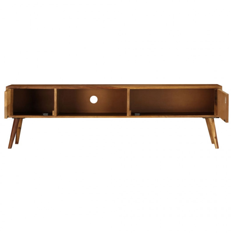 Szafka pod telewizor, 140x30x40 cm, lite drewno sheesham