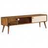 Szafka pod telewizor, 140x30x40 cm, lite drewno sheesham