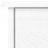 Komoda z 6 szufladami, biała, 113x35x73 cm, lite drewno sosnowe