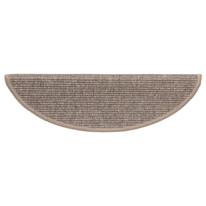 Samoprzylepne nakładki na schody, 15 szt., 56x17x3cm ciemny beż