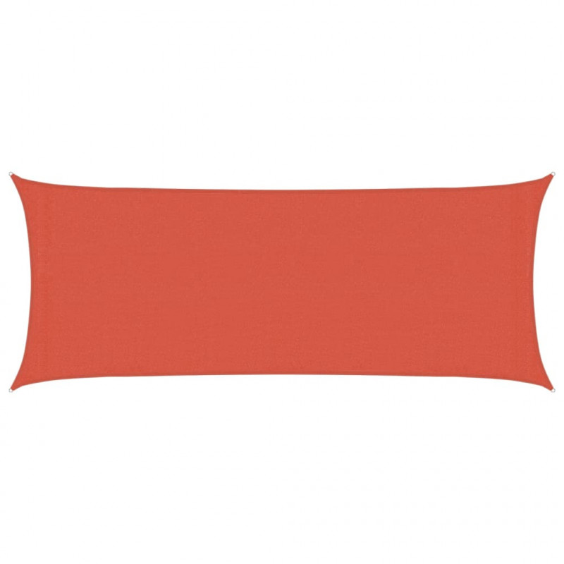Żagiel przeciwsłoneczny, 160 g/m², terakotowy, 2x4,5 m, HDPE