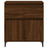 Komoda, brązowy dąb, 60x35x70 cm, materiał drewnopochodny