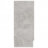 Witryna, szarość betonu 120x30,5x70 cm, materiał drewnopochodny