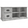 Szafka pod TV, szarość betonu, 102x35,5x47,5 cm